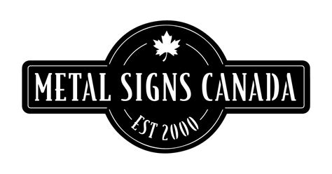 custom metal house signs canada|metal signs Canada website.